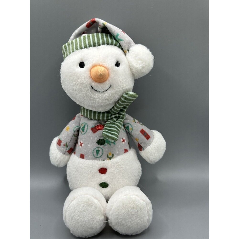 Mary Meyer Loosey Goosey Snowman 10” Plush Stuffed Animal Floppy Christmas
